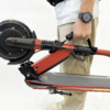 E-TWOW GT Sport electric scooter Ruby Red, rear quarter view