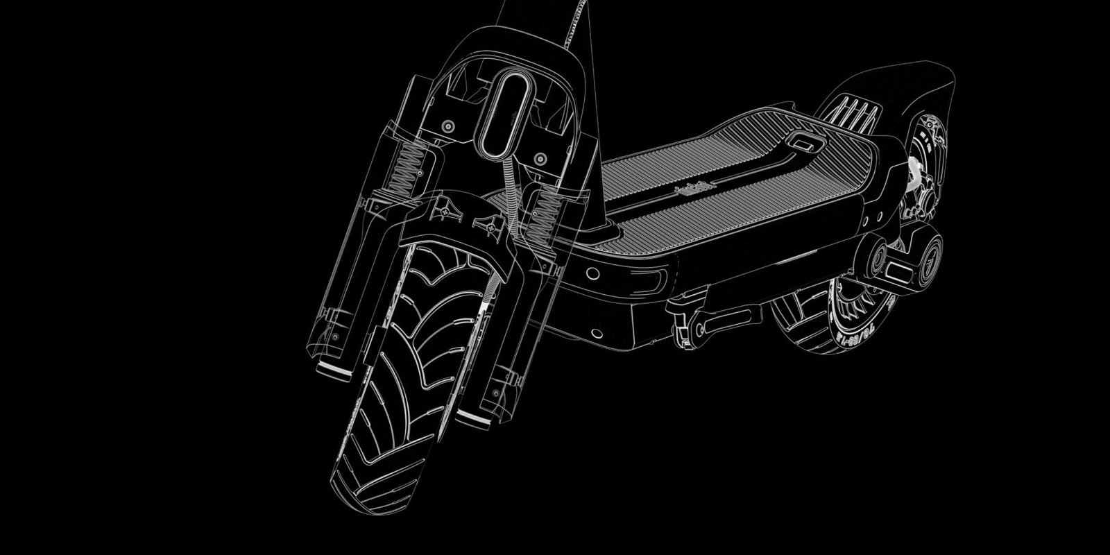 Segway Max G3 electric scooter steering geometry and traction control graphic