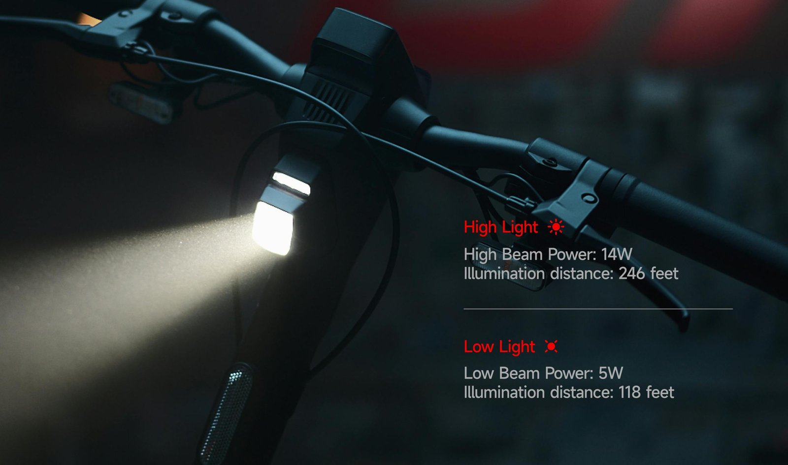 Automatic high and low beam headlight on the Segway GT3 SuperScooter