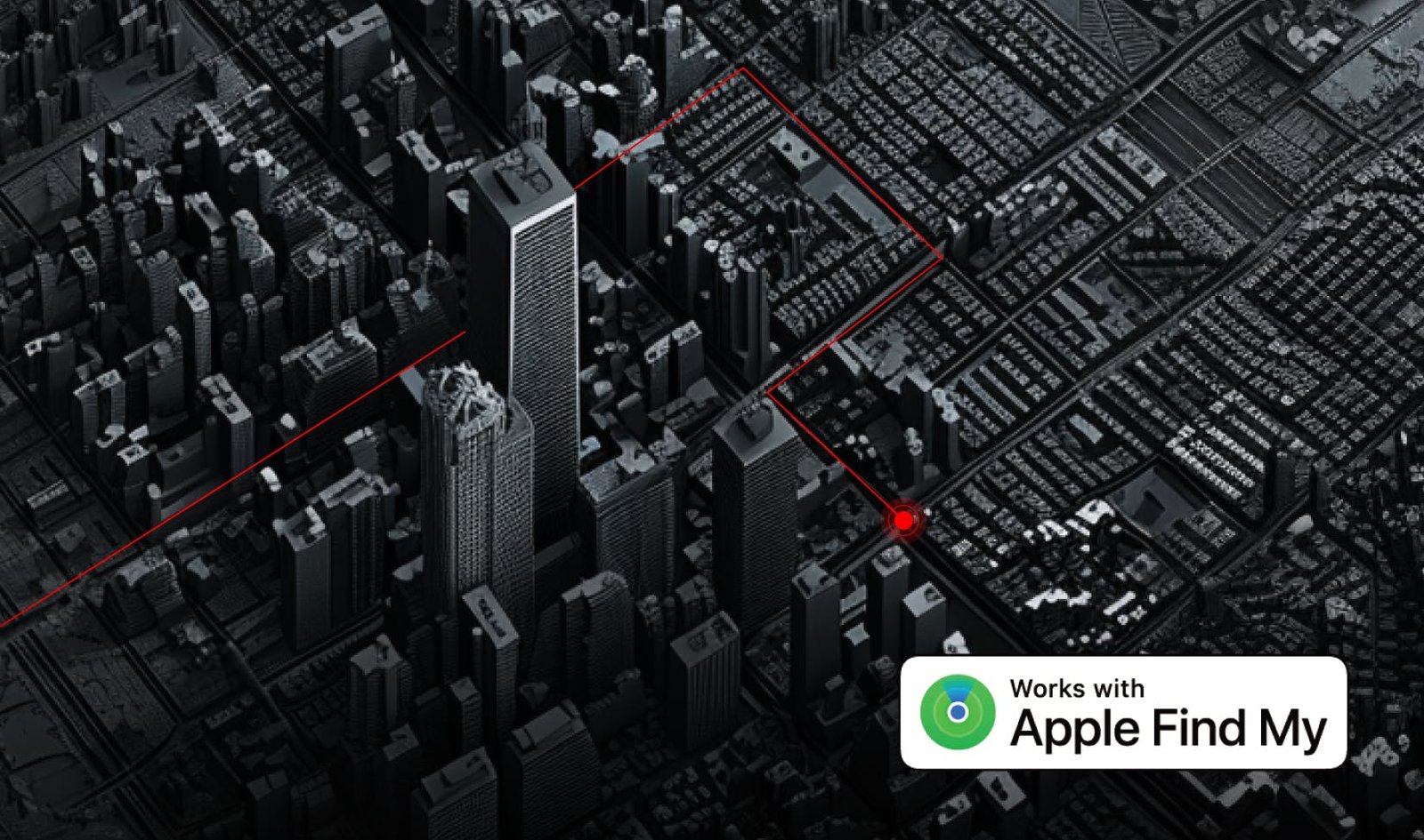 Apple Find My map showing the Segway Xyber electric bike location