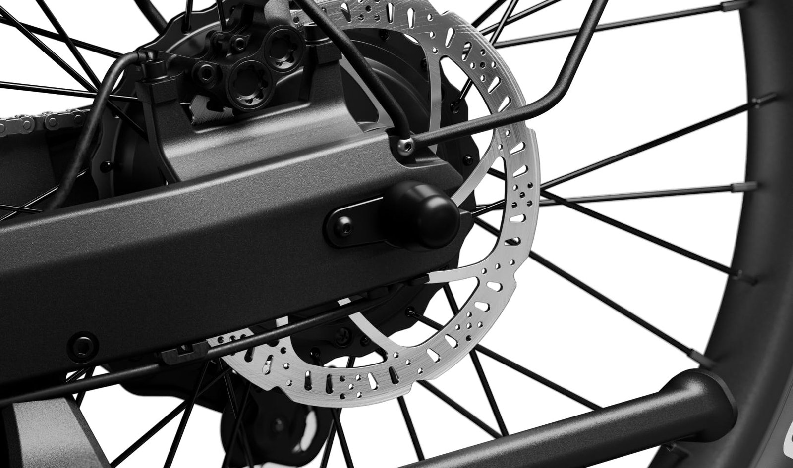 Tektro hydraulic disc brake on the Segway Xafari electric bike