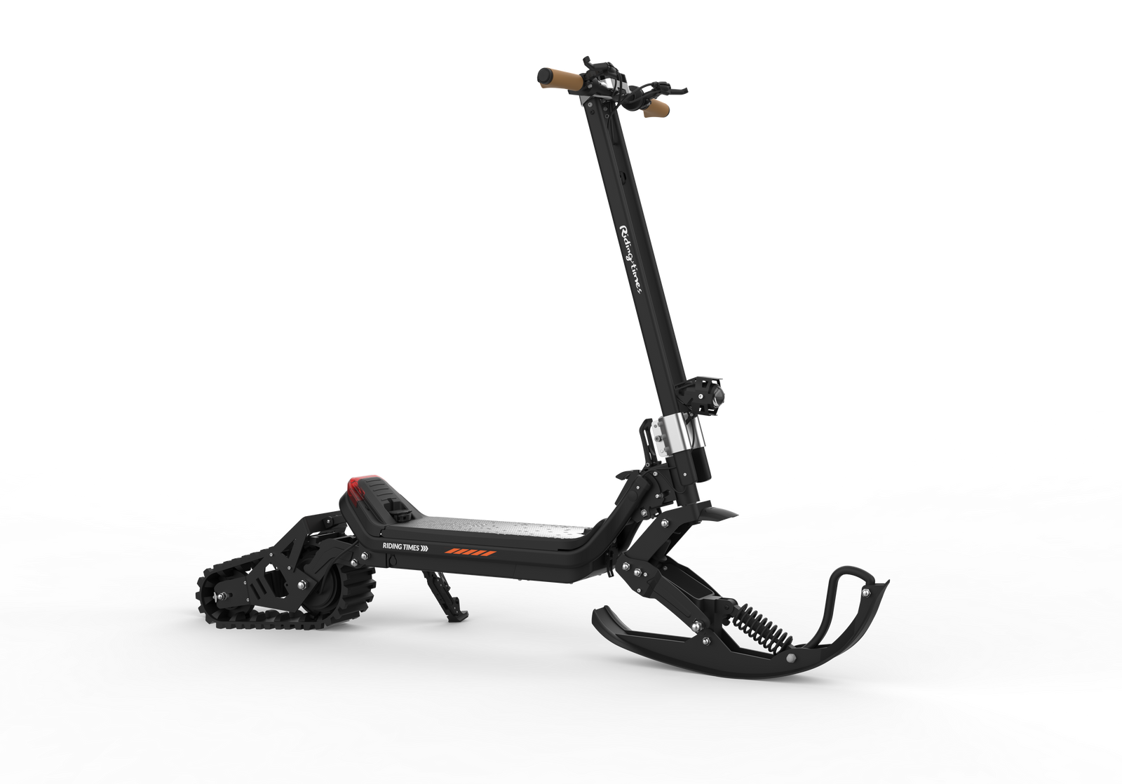 Riding’times G63 Convertible electric scooter in off-road mode, studio view from the rear