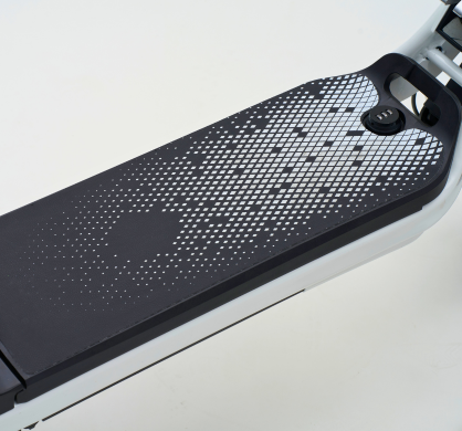 Deck and battery compartment on the Riding’times G63 Convertible