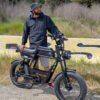 Riding’times GT33 cargo electric bike rider on a gravel path