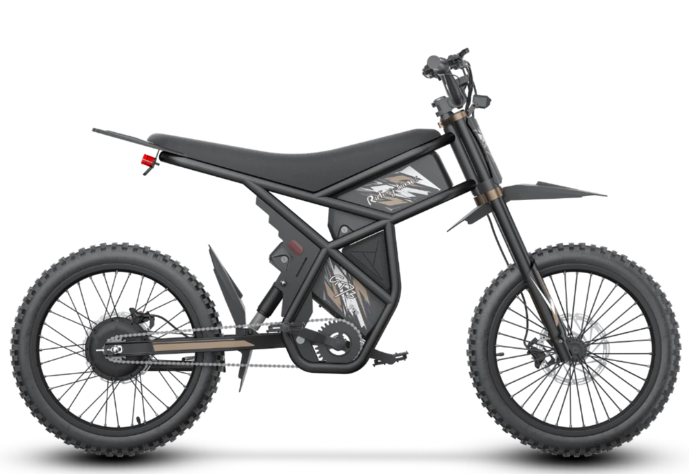 Riding’times GT73 Pro electric motorbike side view for comparison with the GT73