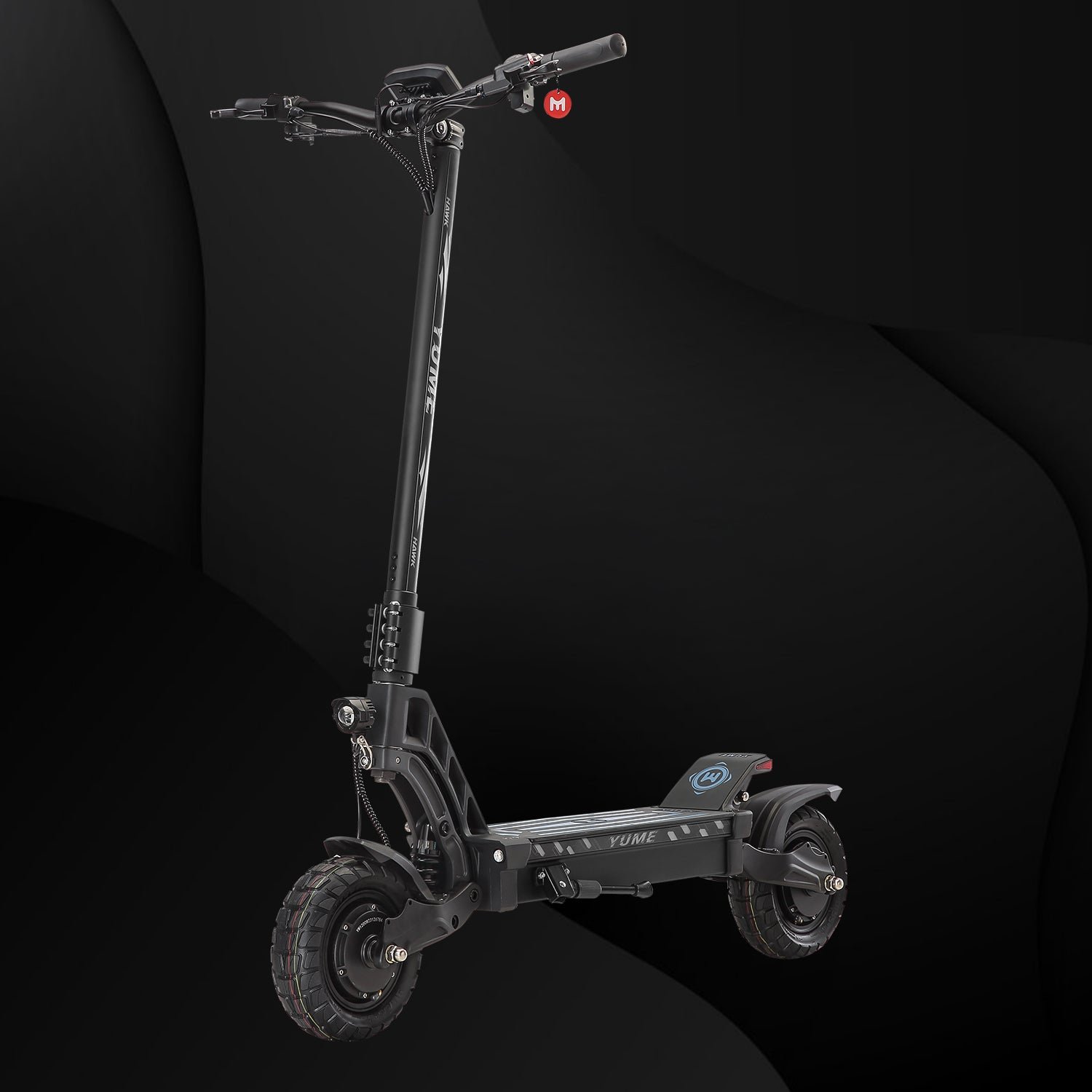 YUME Hawk electric scooter studio view