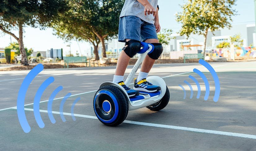 Segway Ninebot S2 Kids with voice guidance sound waves