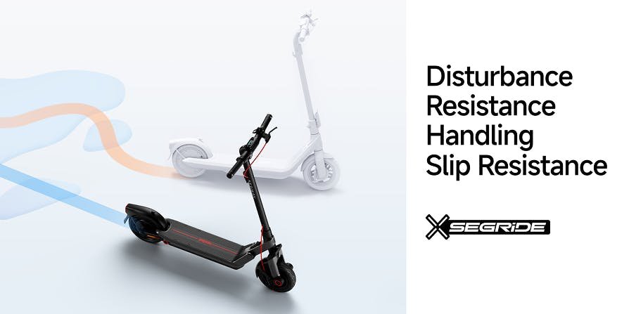 Segway E3 Pro electric scooter with SegRide stability graphic