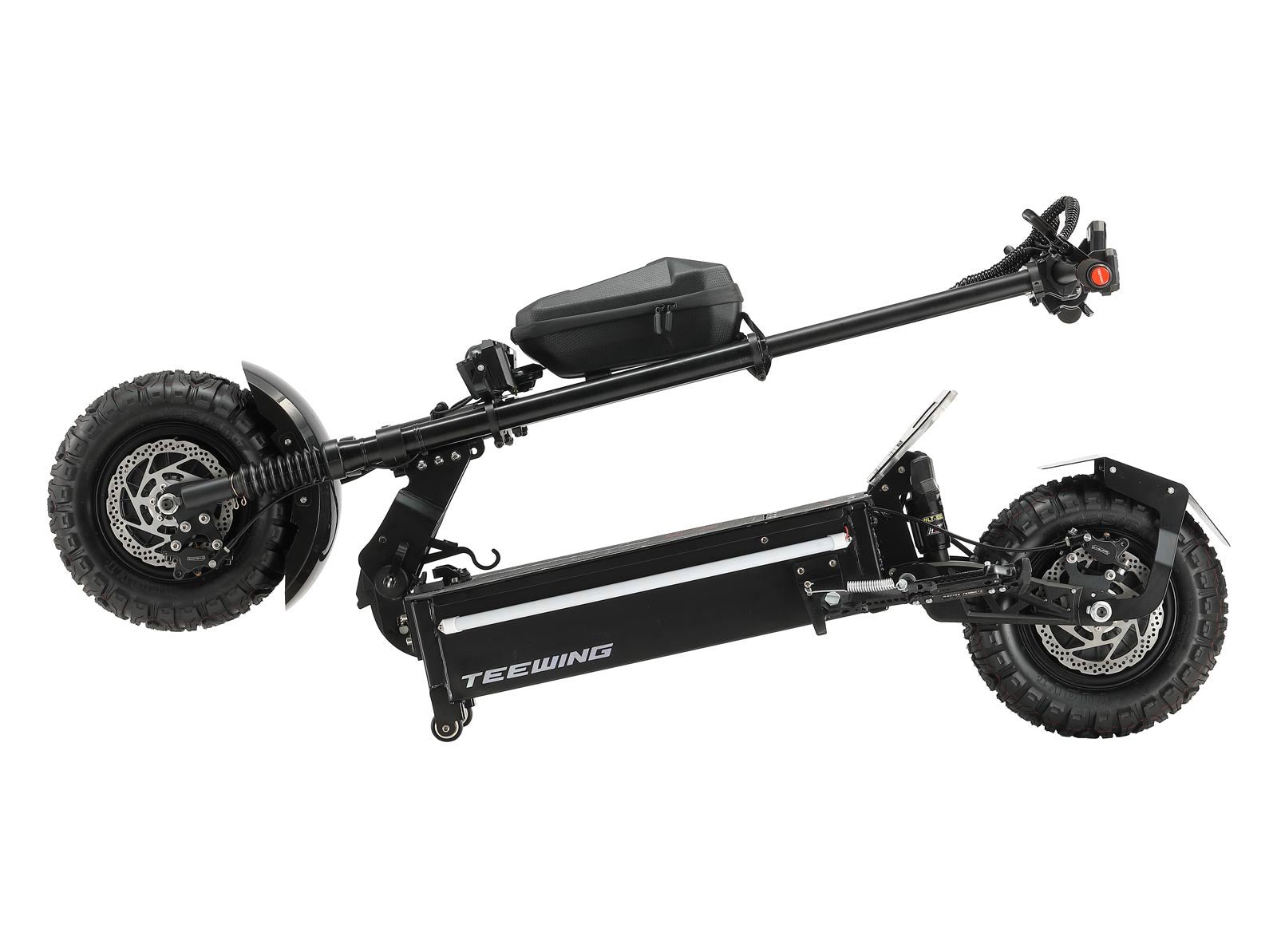 Teewing Z4 Pro electric scooter folded flat