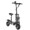 Teewing X5 electric scooter with the seat fitted, rear quarter view