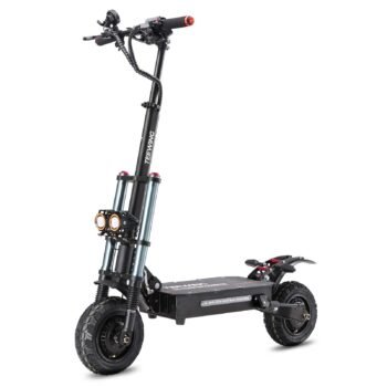 Teewing X5 electric scooter studio side view in black