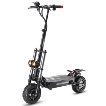 Teewing X4 electric scooter studio side view in black