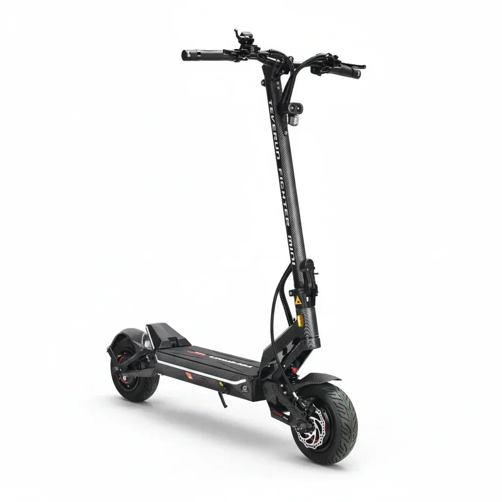 Teverun Fighter Mini Pro electric scooter studio side view
