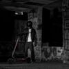 Teverun Fighter Mini Pro electric scooter studio view from the rear quarter