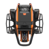 INMOTION V14 PRO electric unicycle from above, display, power pads and shock