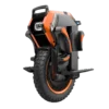 INMOTION V14 PRO electric unicycle, front three-quarter studio view in orange and black