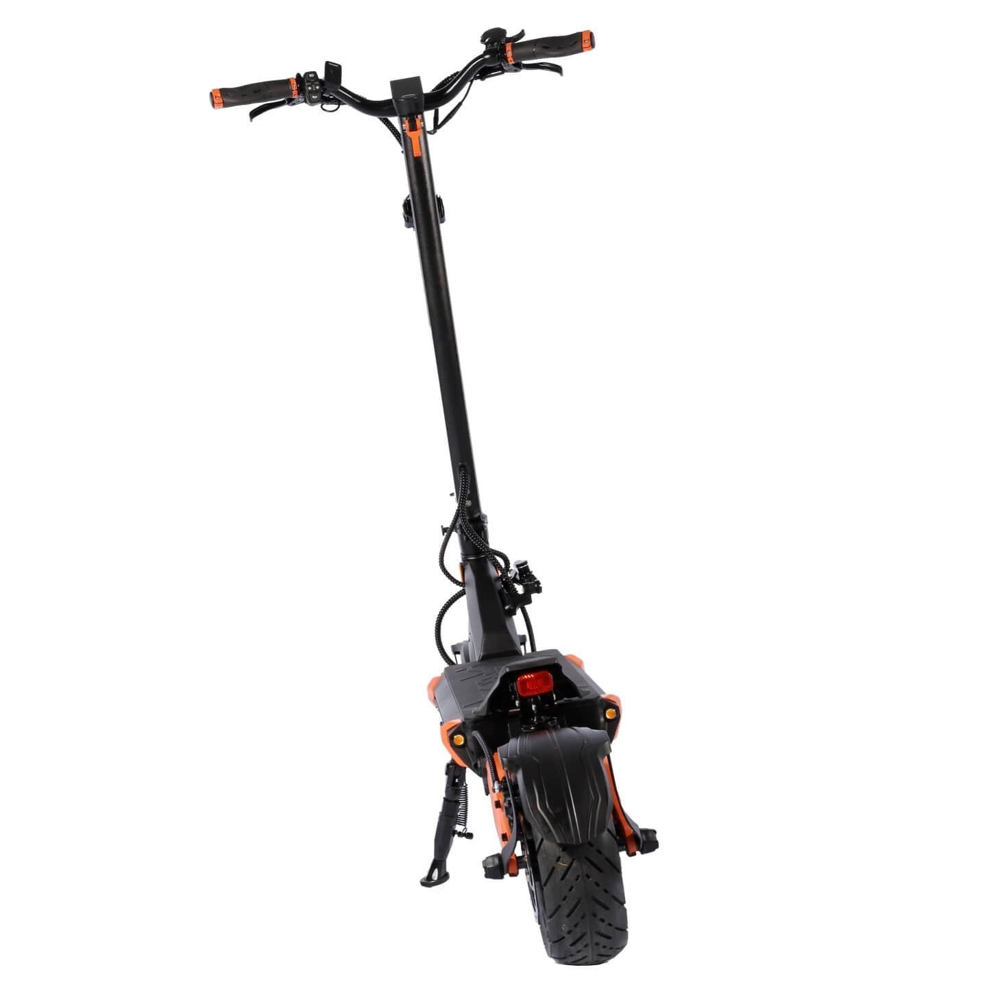 Teverun Blade GT II electric scooter studio view from the rear