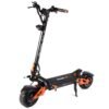Teverun Blade GT II electric scooter studio view from the front quarter
