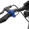 Close-up render of the Punk Rider throttle and brake lever