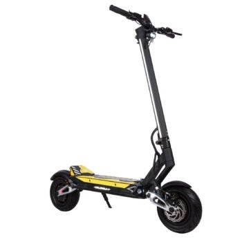 Punk Rebel electric scooter front three-quarter studio view