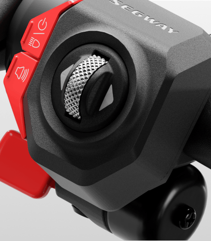 Water-resistant colour display and controls on the Segway Xafari electric bike