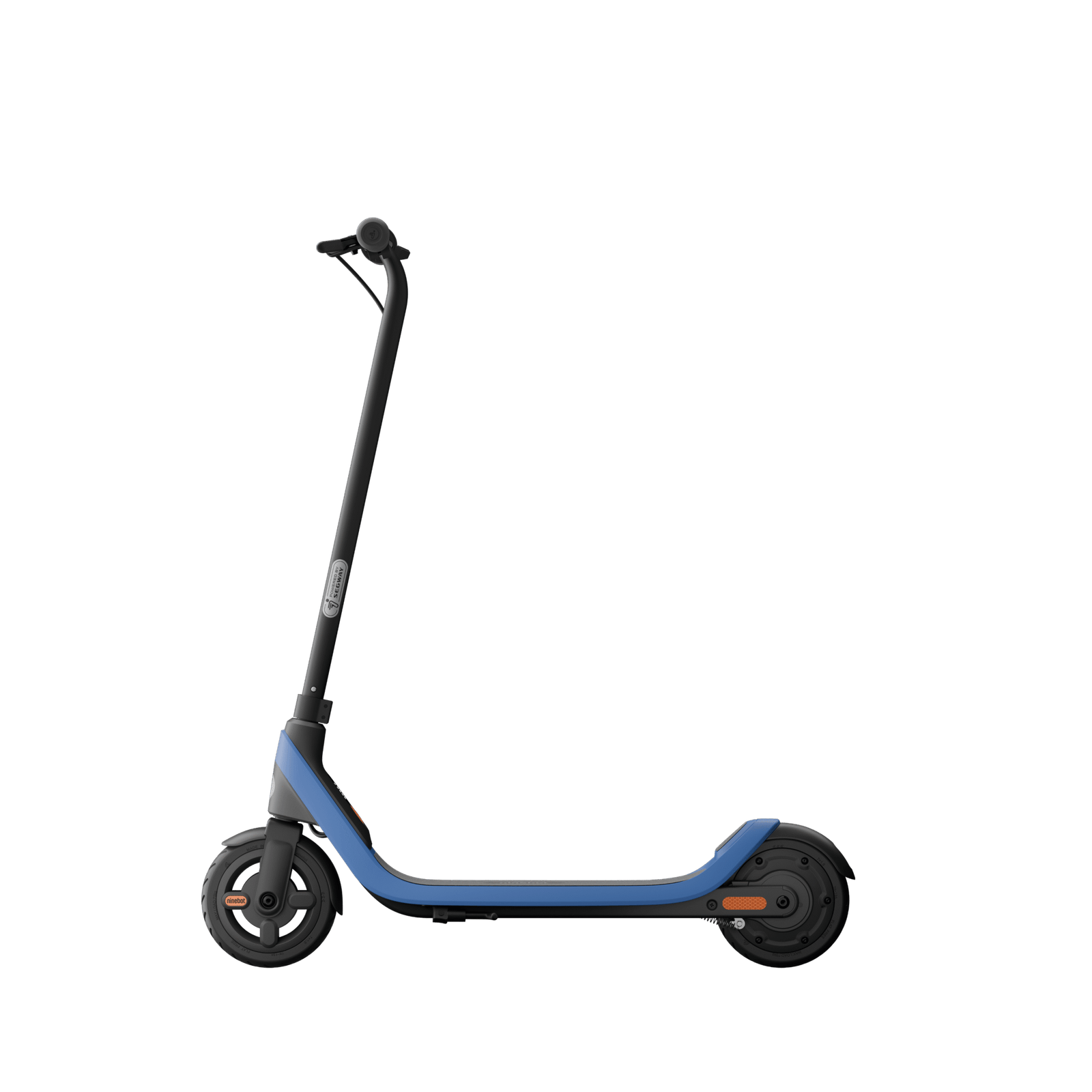 Segway Ninebot C2 Lite kids electric scooter side view in blue