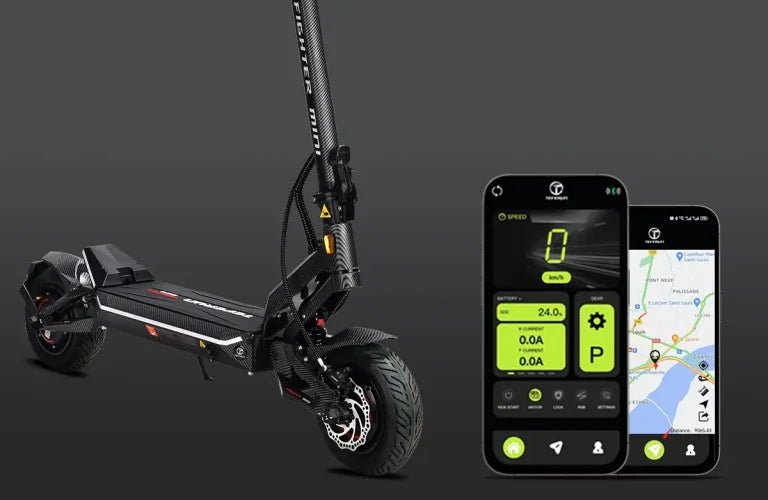 Teverun Fighter Mini Pro electric scooter detail