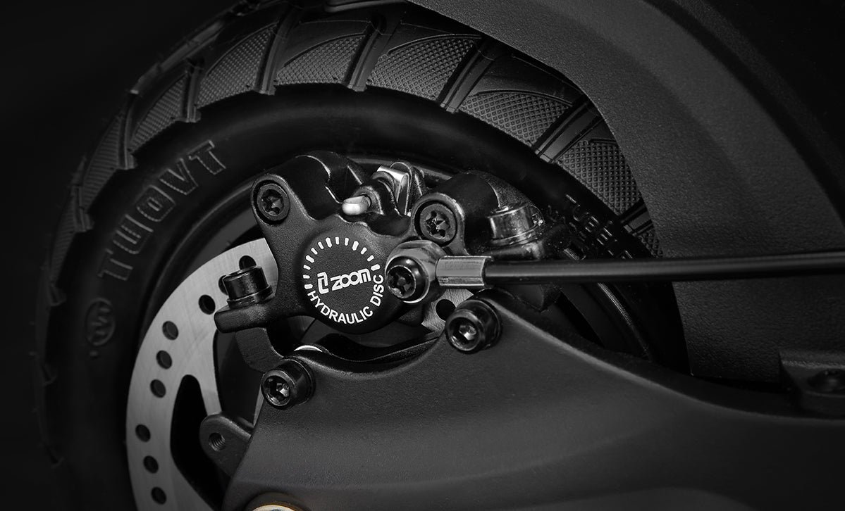 YUME Hawk electric scooter ZOOM hydraulic disc brake with 140 mm rotor