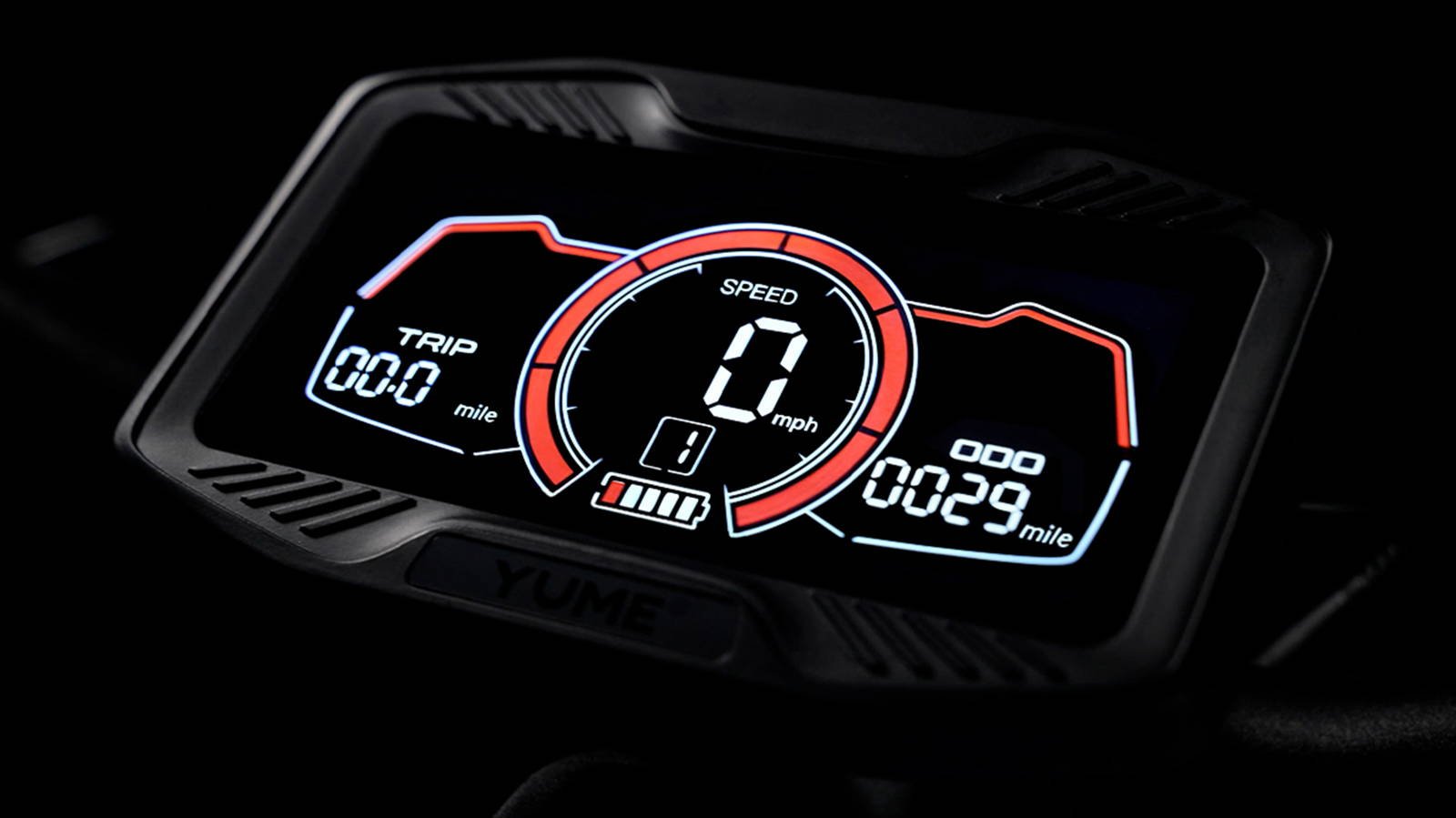 YUME Hawk electric scooter central console LCD display