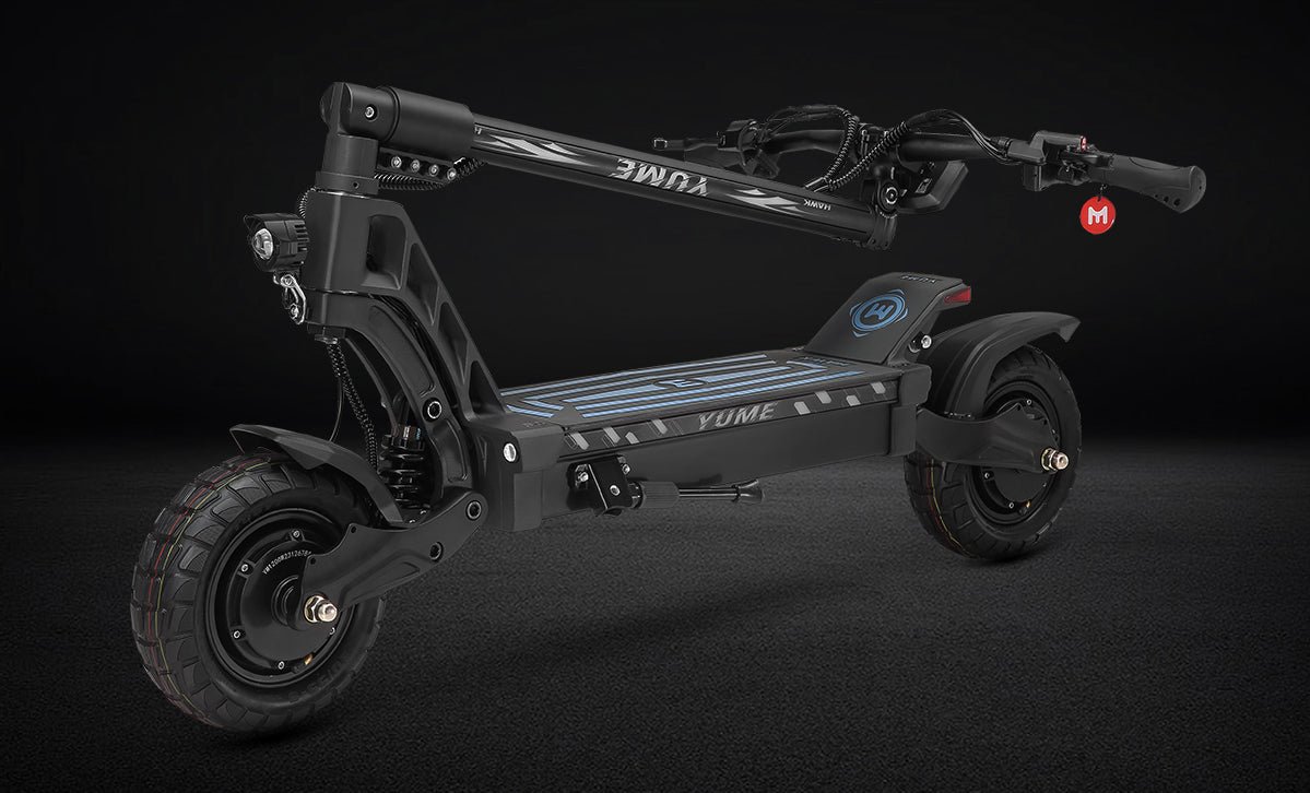 YUME Hawk electric scooter one-piece 6061 aviation aluminum frame