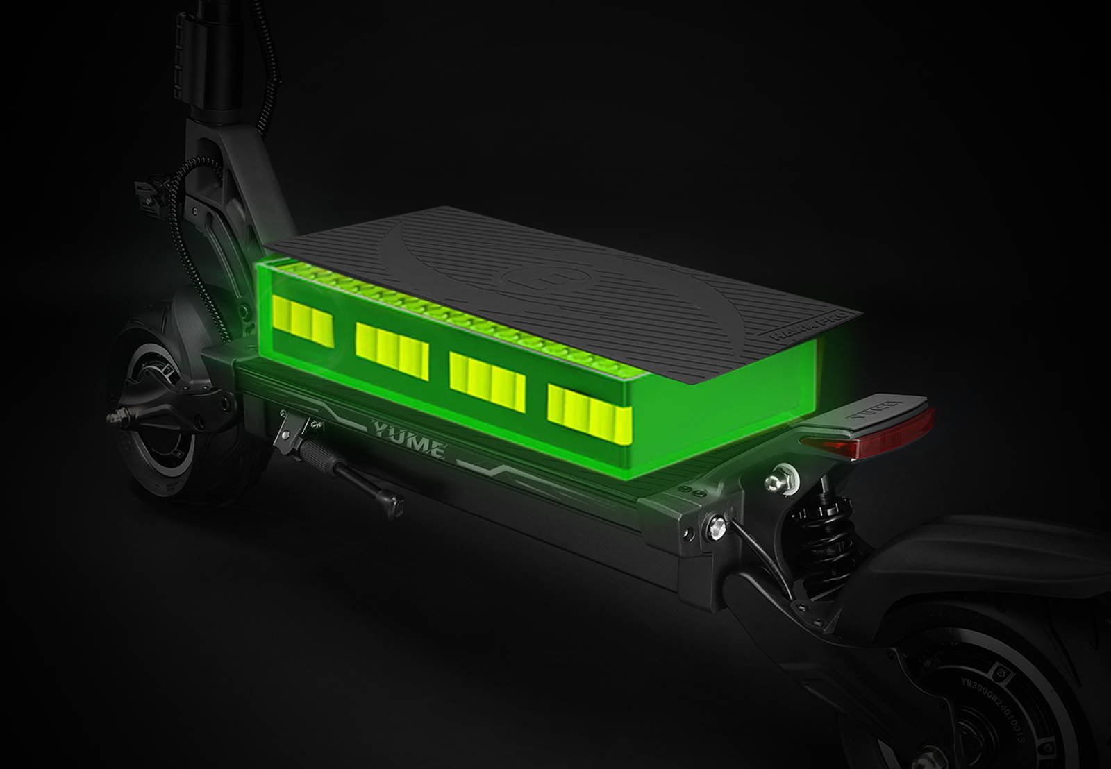 YUME Hawk Pro electric scooter 60V battery pack options