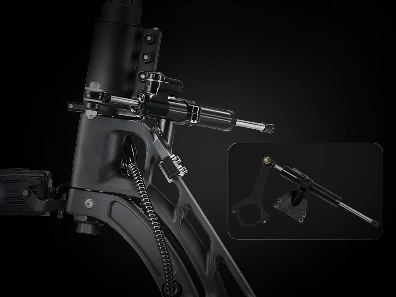 YUME Hawk Pro electric scooter steering damper stabilizer