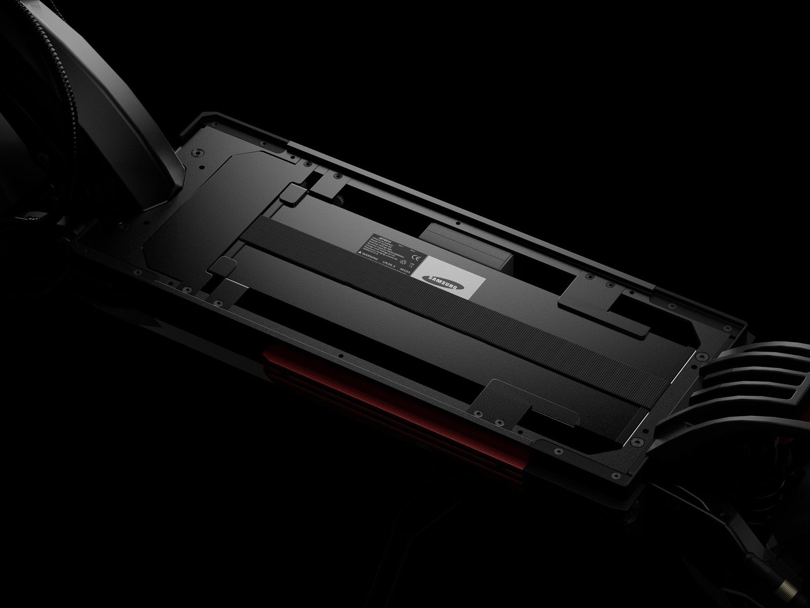 YUME Raptor2 electric scooter clean interior wiring inside the deck