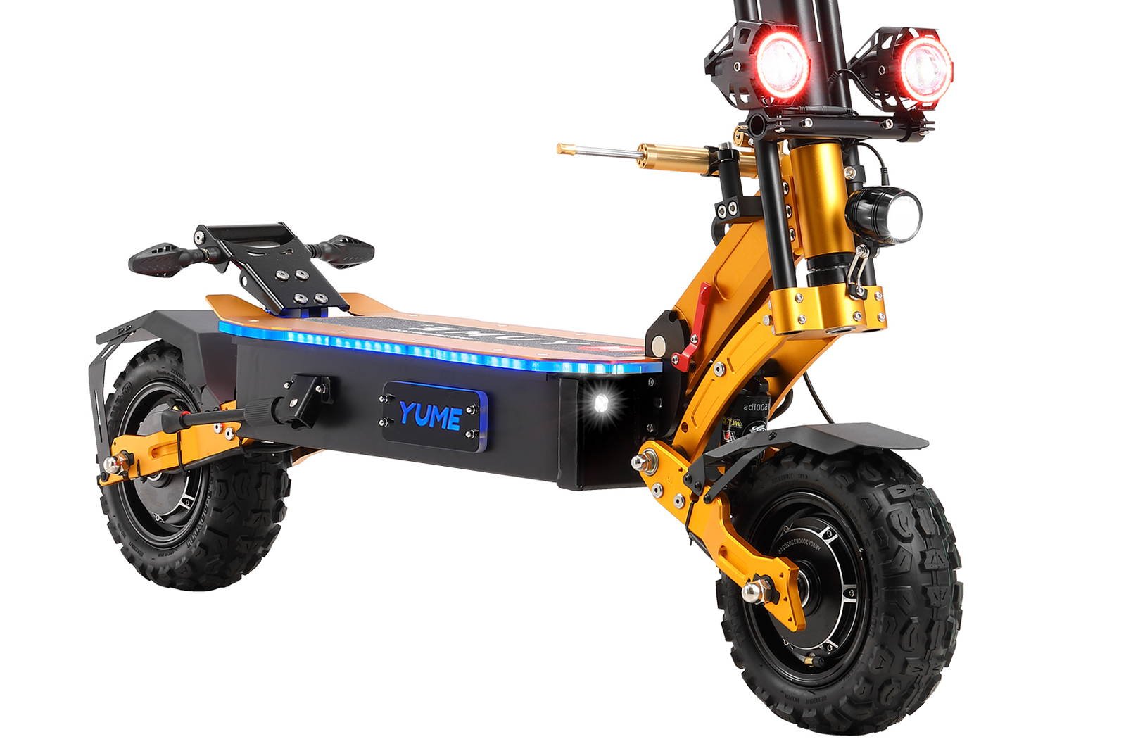 YUME X11+ electric scooter at speed